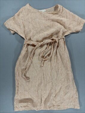 Hackwith design house Short Sleeve Striped Dress  M/L